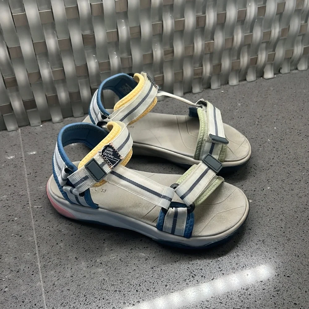 Zara technical sandals size 33 euro (2.5) in usa